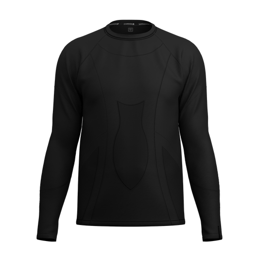 Modern functionality.&nbsp;Engineered for form and function, this fitted long-sleeve top contours the body with precision. The strategically placed paneling enhances flexibility and support, while the back cut-out detail adds a modern touch. Crafted from high-stretch, moisture-wicking fabric, it delivers superior comfort and performance throughout your activity.
