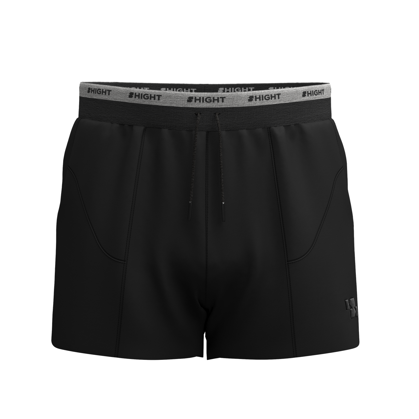 Stay cool &amp; ready with Shight runners shorts. Designed for movement, these performance shorts feature a lightweight, flexible build that ensures maximum mobility. The elastic waistband with branded detailing provides a secure fit, while the strategically placed pockets offer convenience. Reinforced stitching enhances durability, making them perfect for active and casual wear.