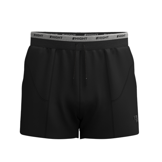 Stay cool &amp; ready with Shight runners shorts. Designed for movement, these performance shorts feature a lightweight, flexible build that ensures maximum mobility. The elastic waistband with branded detailing provides a secure fit, while the strategically placed pockets offer convenience. Reinforced stitching enhances durability, making them perfect for active and casual wear.