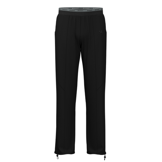 


Crafted for versatility, these trousers blend relaxed structure with functional details, making it perfect for our coaches in the house. The lightweight fabric off ers breathability for all-day wear. It provides a secure fi t at the waistline, while the adjustable ankle draw strings allow for a custom taper.
FEATURES
● Adjustable elastic waistband
● Loose straight leg cut
● Adjustable ankle drawstrings
● Reinforced seams.
● Inner net fabric for comfort.